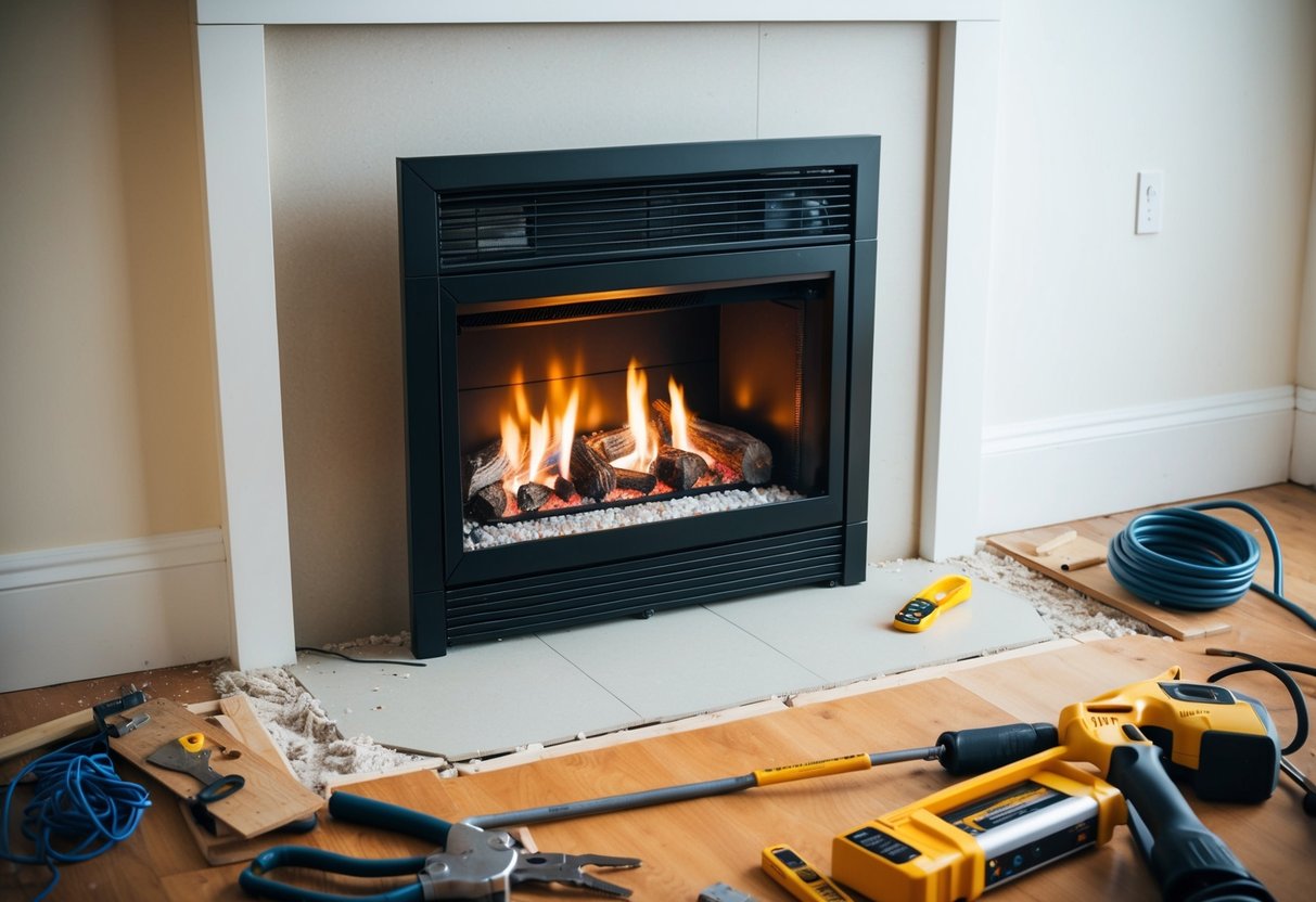 Finalizing Your Electric Fireplace Conversion