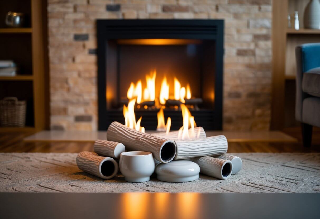 Types of Gas Fireplace Logs