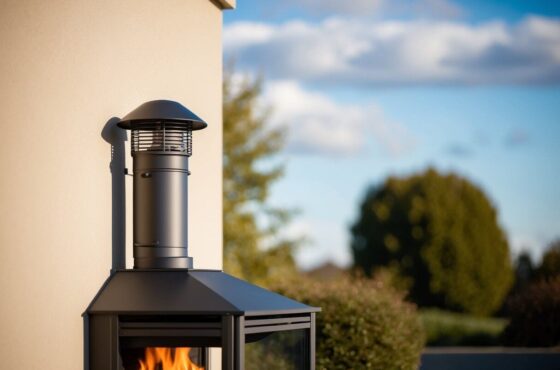 Where Is the Gas Fireplace Flue Located?