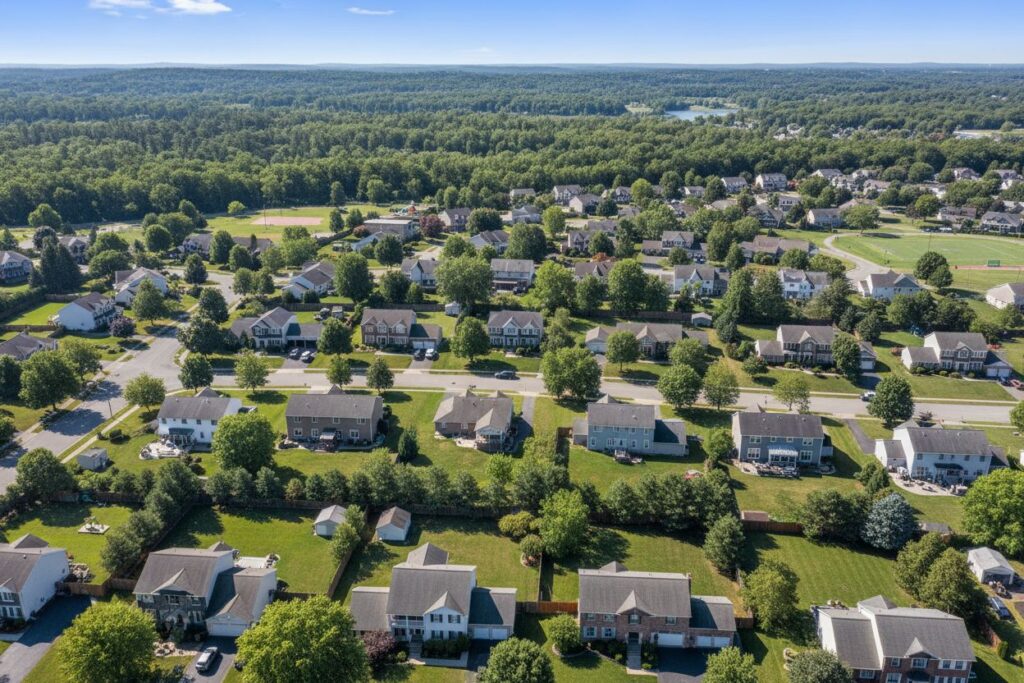 Amherst Ohio skyline and local area
