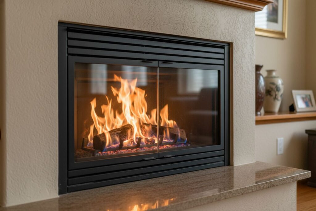 Modern gas fireplace installation Bothell Bothell County