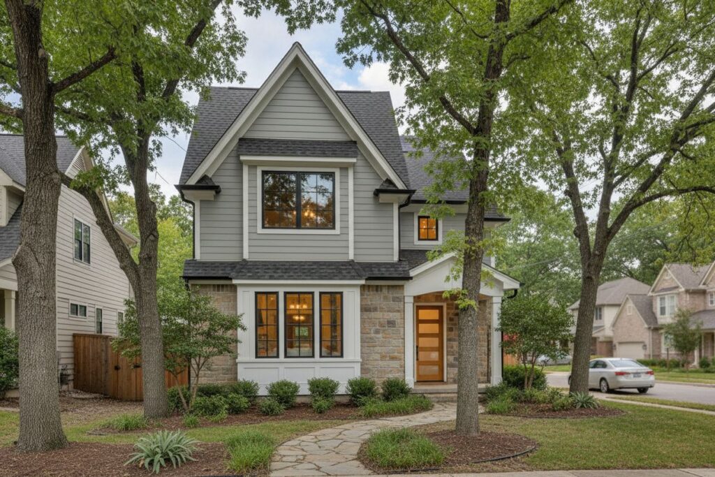 Brookline Massachusetts residential home exterior