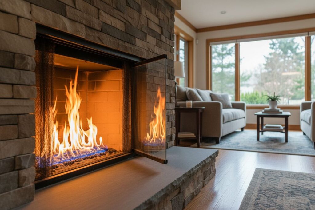 Gas fireplace cleaning Burlington Massachusetts