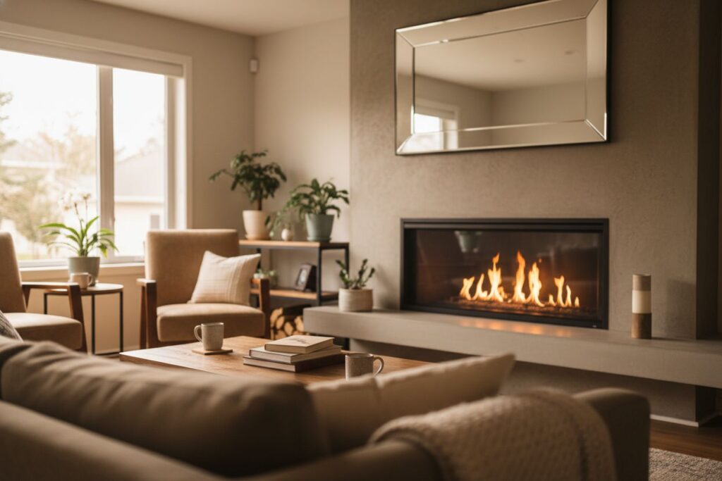 Professional gas fireplace cleaning service in Central Cleveland, Ohio