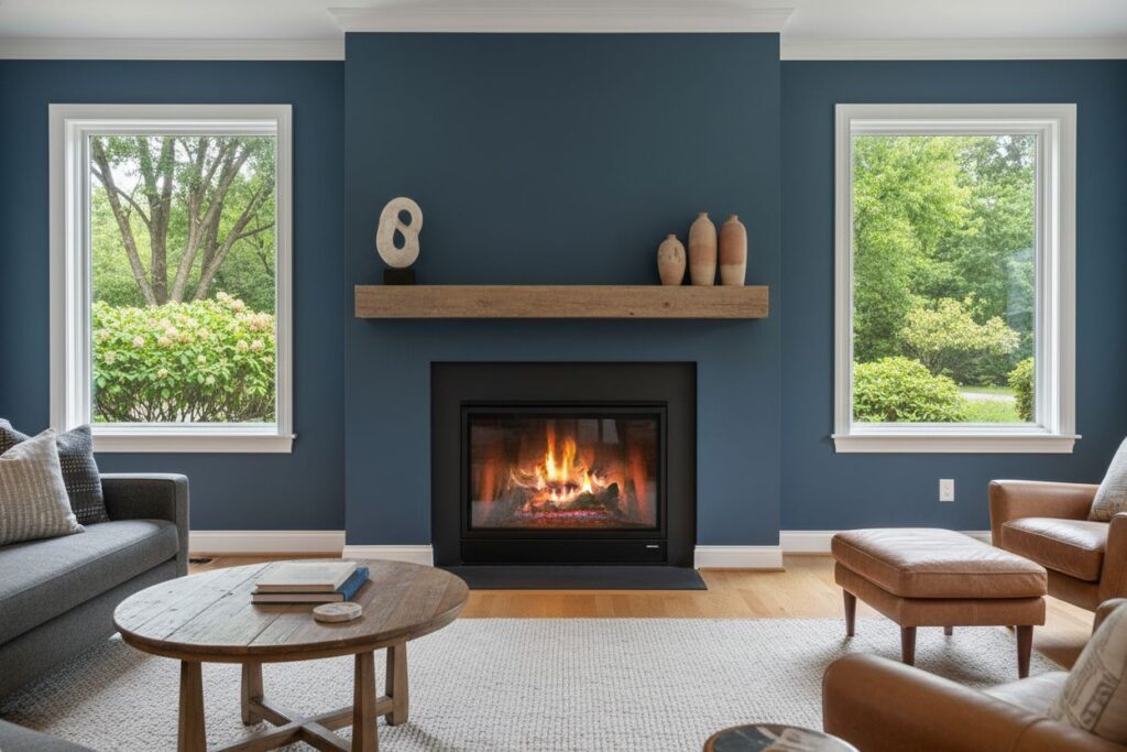 Modern gas fireplace installation Chico Chico County