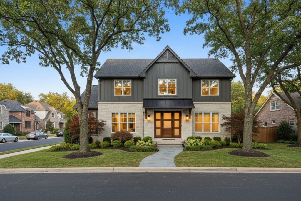 Cincinnati Ohio residential home exterior