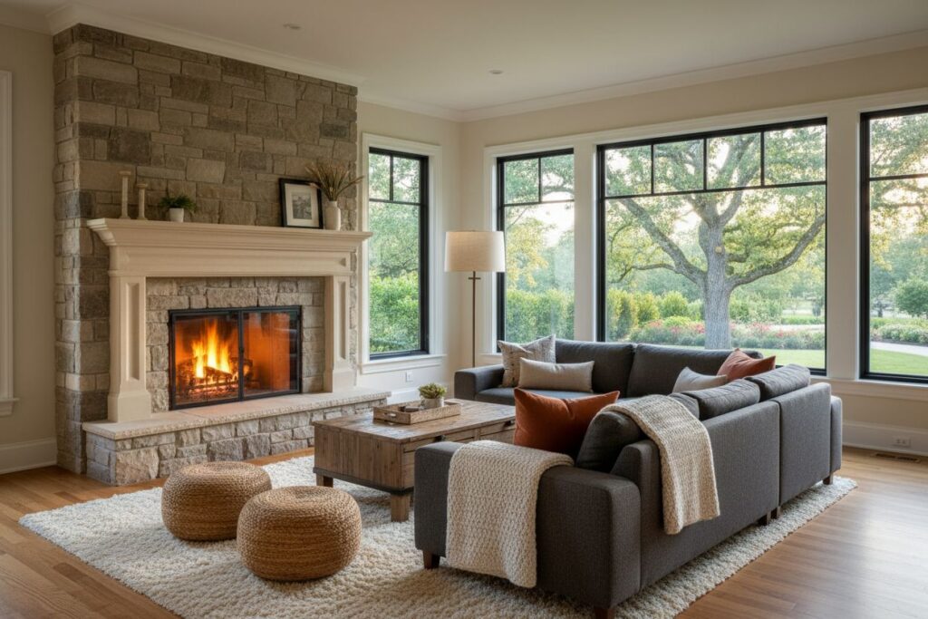 Professional gas fireplace service in Cincinnati, Ohio