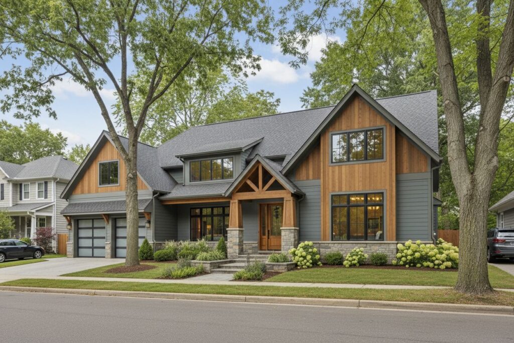 Dedham Massachusetts residential home exterior
