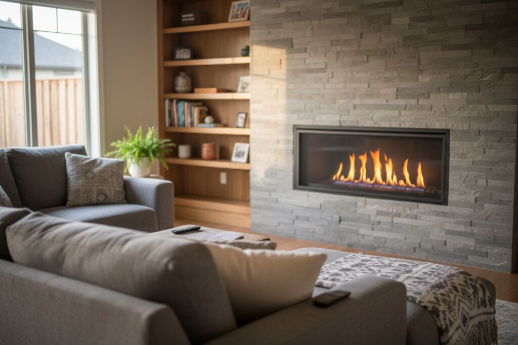 Professional gas fireplace cleaning service in Dublin, Ohio
