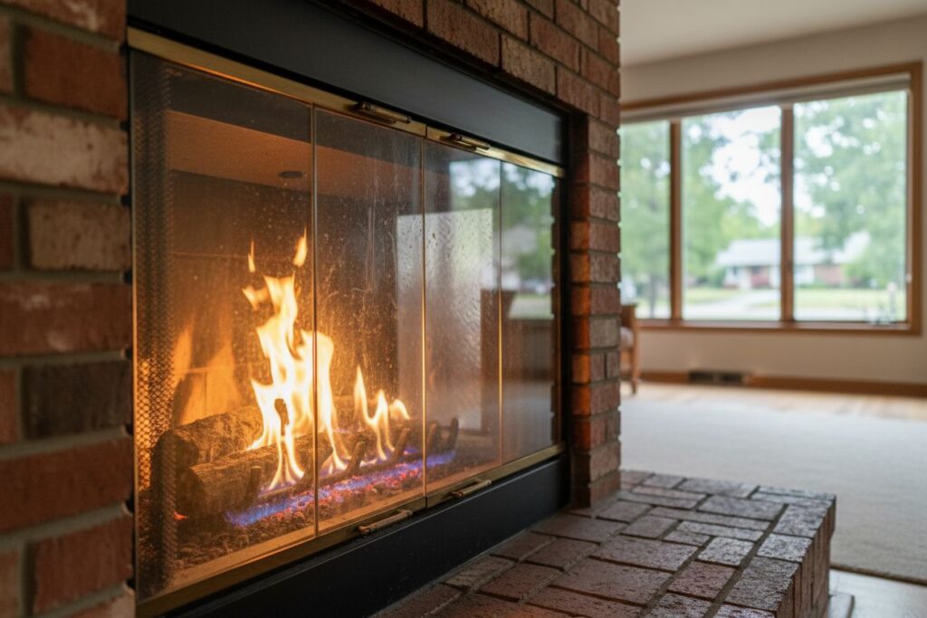 Gas fireplace cleaning Eden Prairie Minnesota