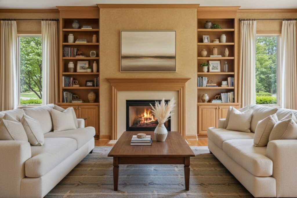 Modern gas fireplace installation Gresham Gresham County