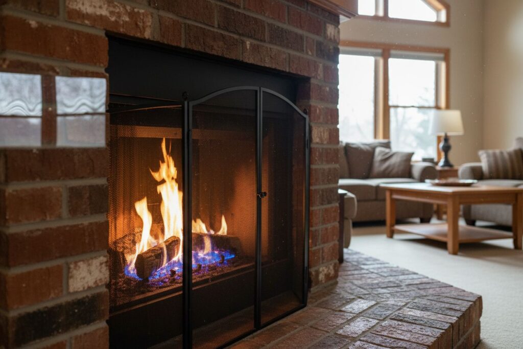 Gas fireplace cleaning Lake Elmo Minnesota