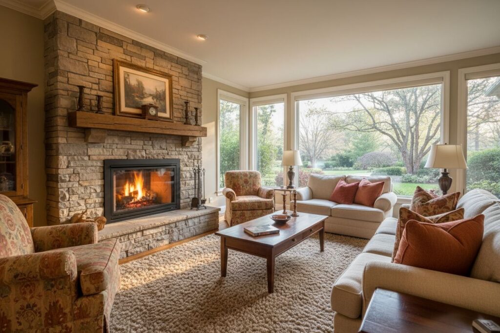 Professional gas fireplace service in Naperville, Illinois