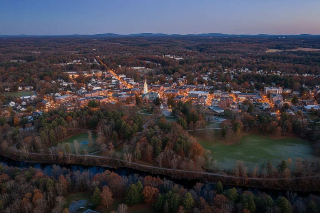 Northborough Massachusetts skyline and local area