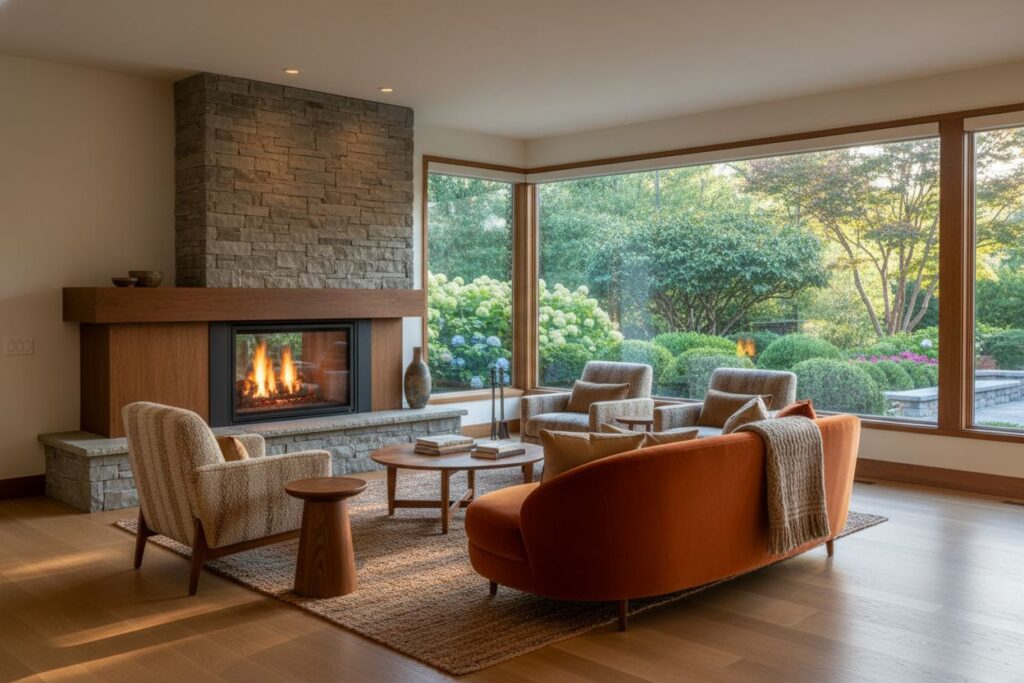 Professional gas fireplace service in Oak Brook, Illinois