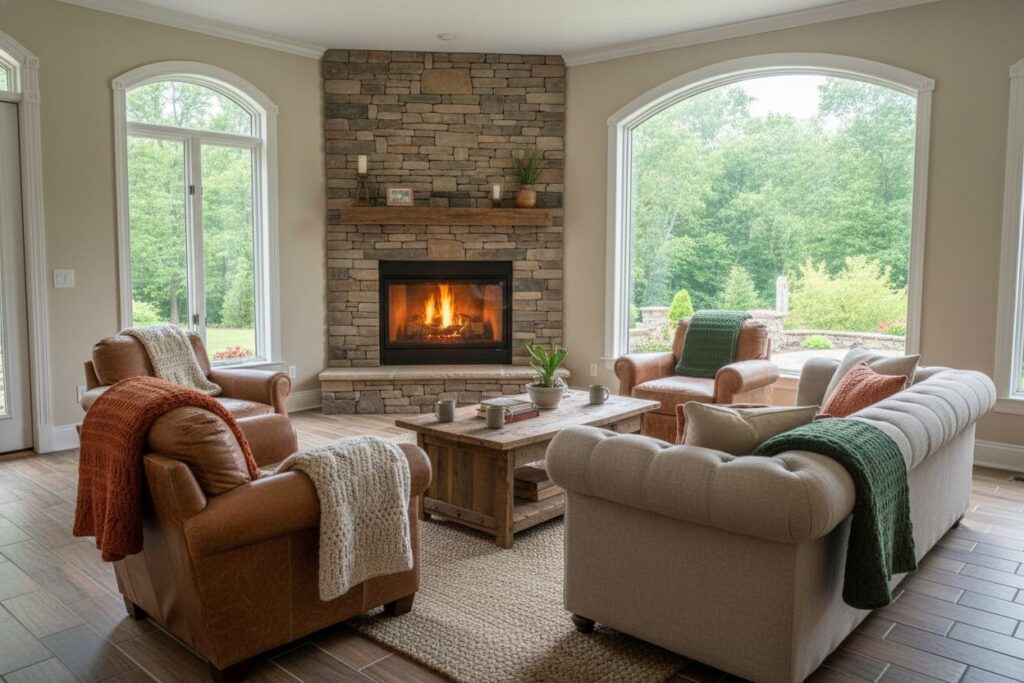 Professional gas fireplace service in Pittsburgh, Pennsylvania