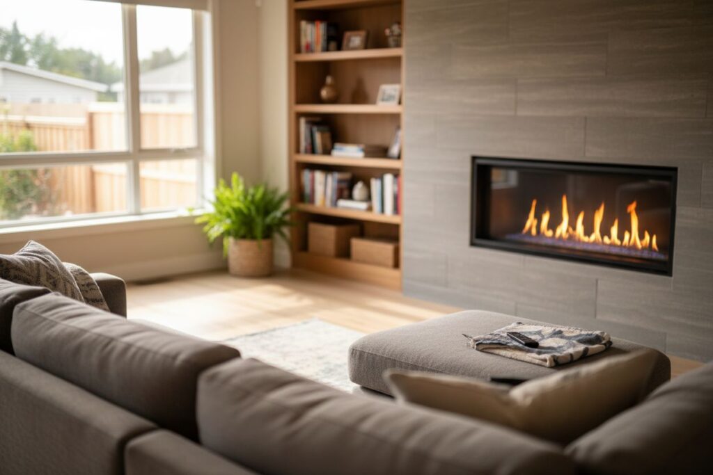 Professional gas fireplace cleaning service in Renton, Washington