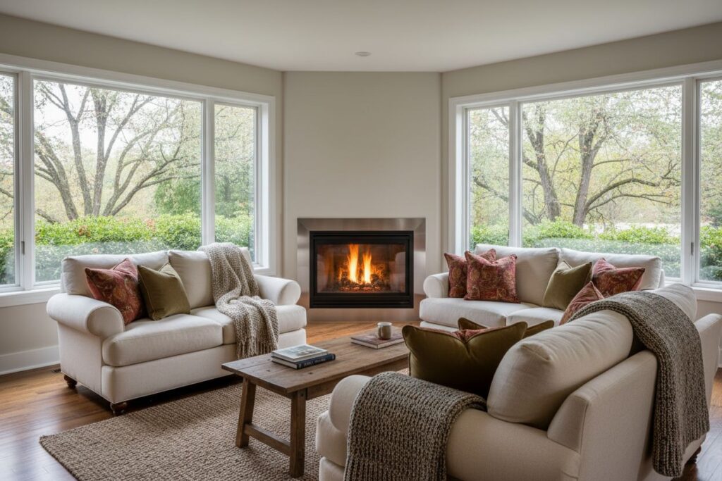 Professional gas fireplace service in Schaumburg, Illinois