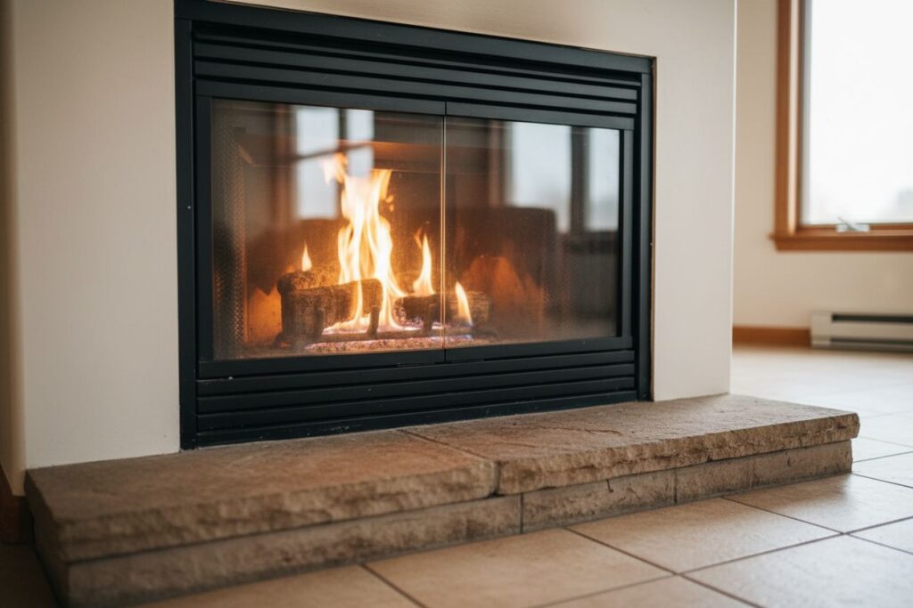 Modern gas fireplace installation Seattle Seattle County