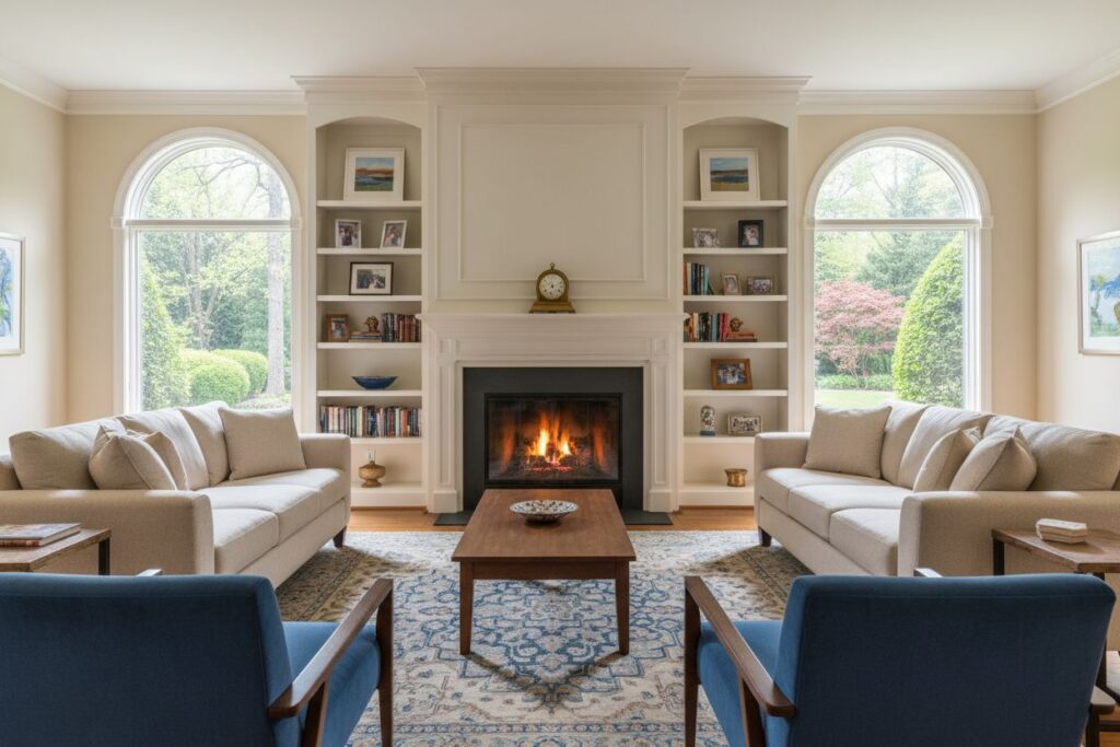 Modern gas fireplace installation Southwest Milwaukee Southwest Milwaukee County
