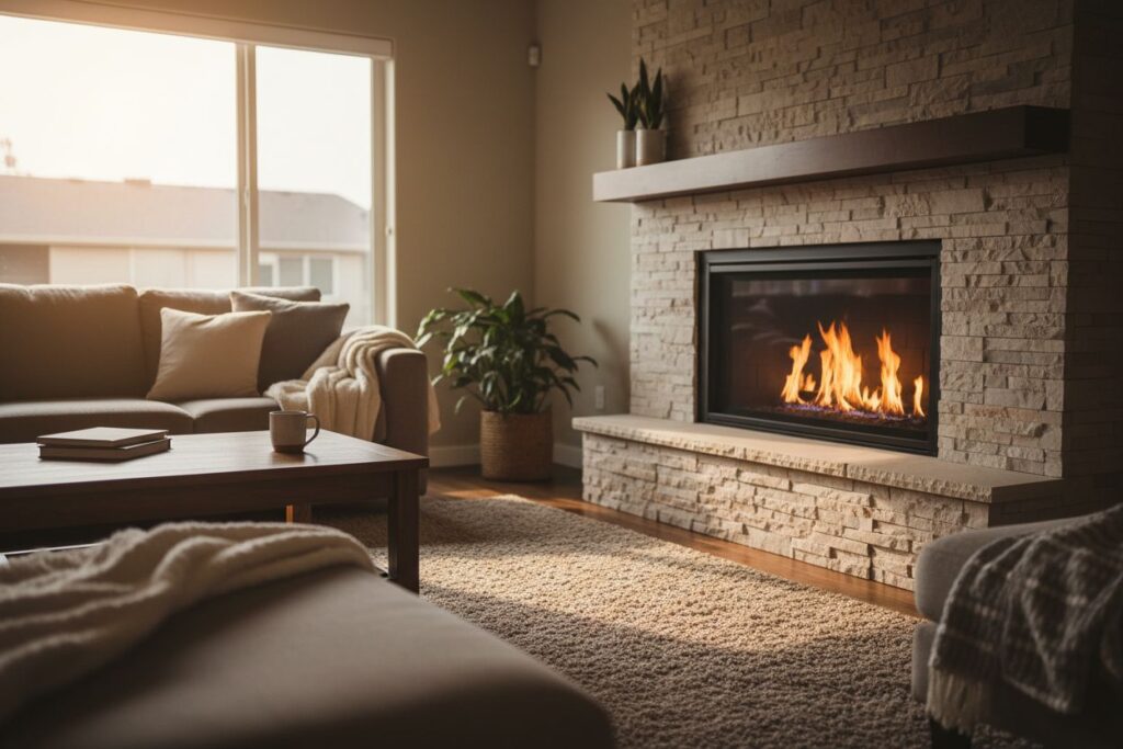 Professional gas fireplace cleaning service in West Seattle, Washington