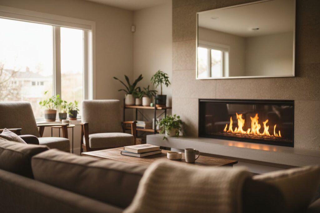 Professional gas fireplace cleaning service in Westerville, Ohio