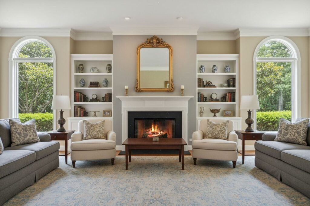 Modern gas fireplace installation Westmont Westmont County