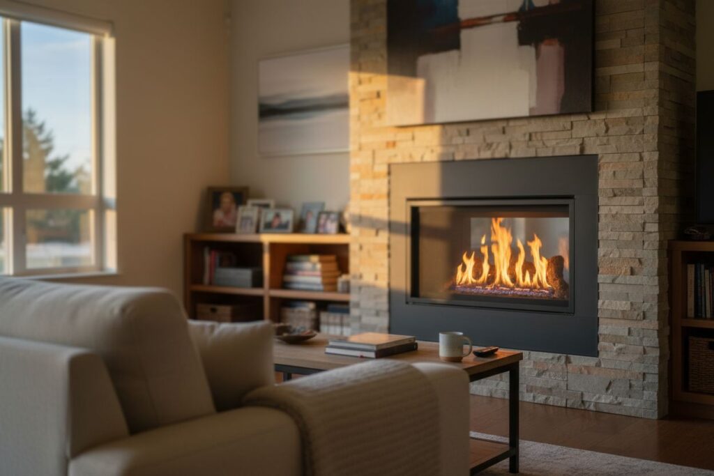 Professional gas fireplace cleaning service in Willsonville, Oregon