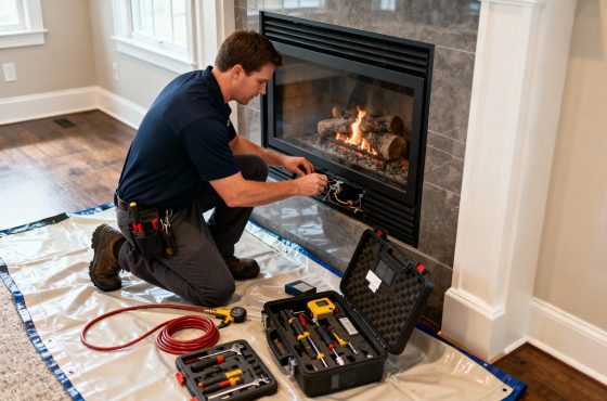 Gas Fireplace Cleaning Worcester MA | Professional Service